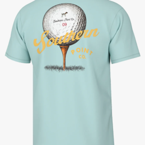 Golf Ball Short Sleeve Tee - Pool Water