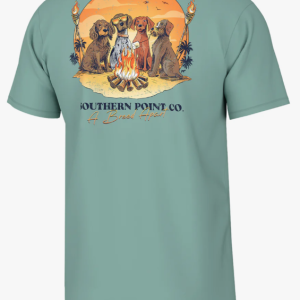 Bird Dog Bonfire Short Sleeve Tee - Emerald Coast