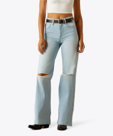Ultra High Rise Tomboy Wide Leg Jeans - Zuma