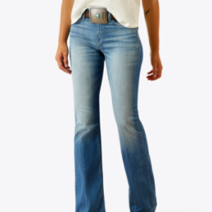 High Rise Elaina Slim Trouser Jeans - Olympia