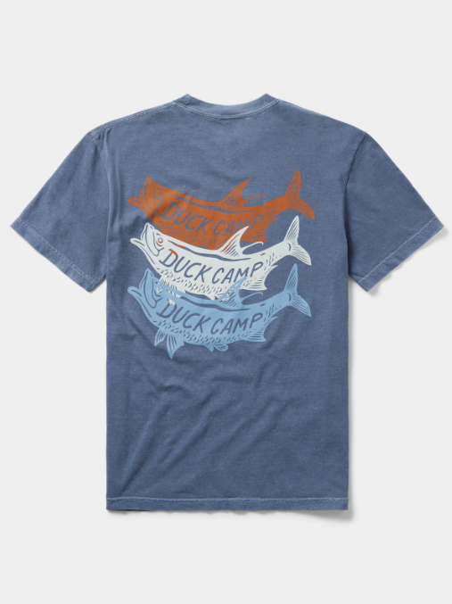 Tri-Tarpon Tee - Dark Denim