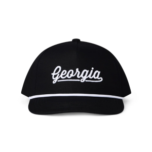 Cap - Georgia Script - Black