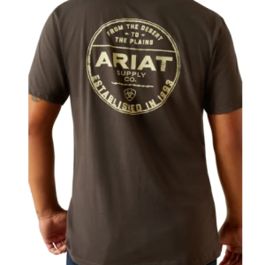Charcoal Desert to Plains Graphic T-Shirt - Vintage Black