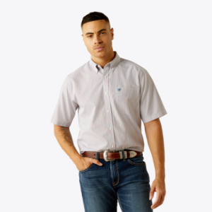 Wrinkle Free Dayton Classic Fit Shirt - Blue