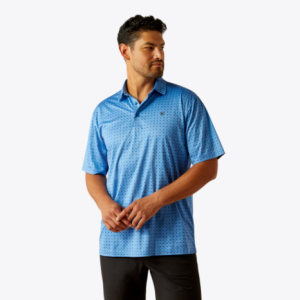 Charger 2.0 Printed Polo - Classic Blue