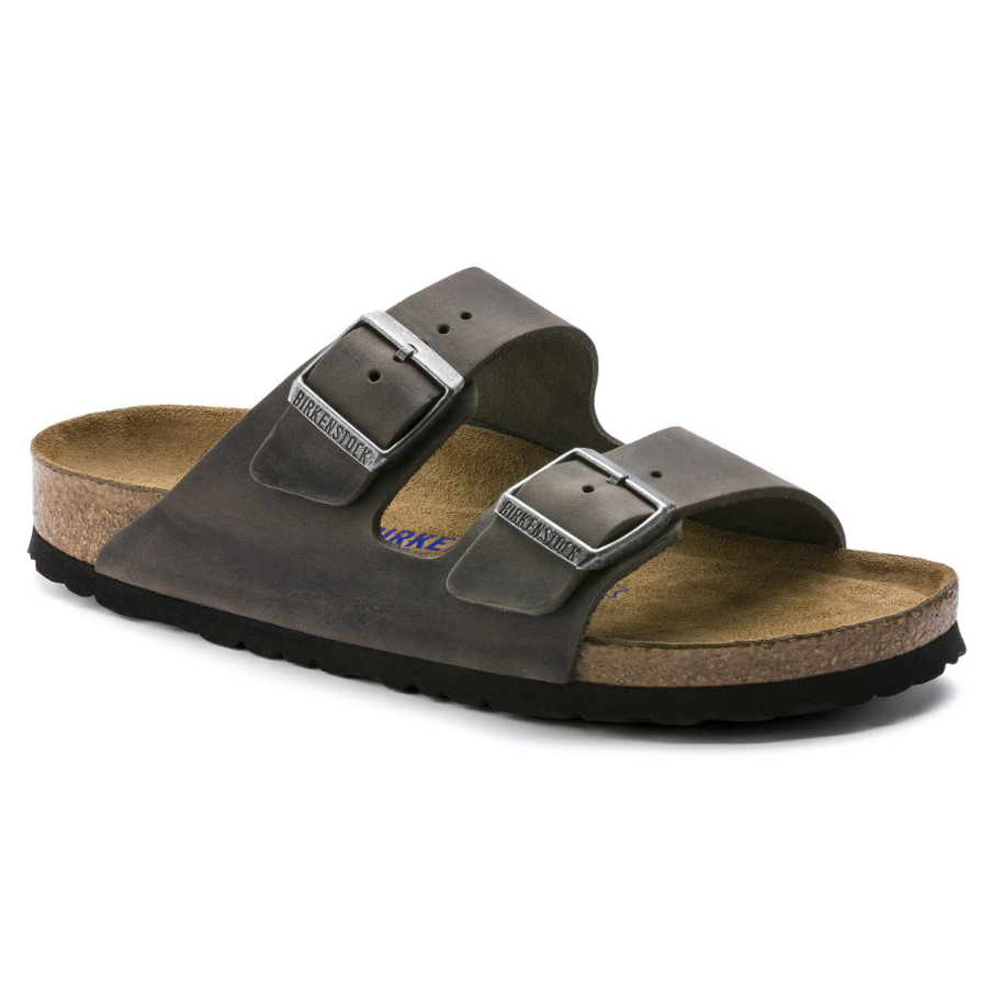 Arizona Soft Footbed - Oiled Leather - Iron