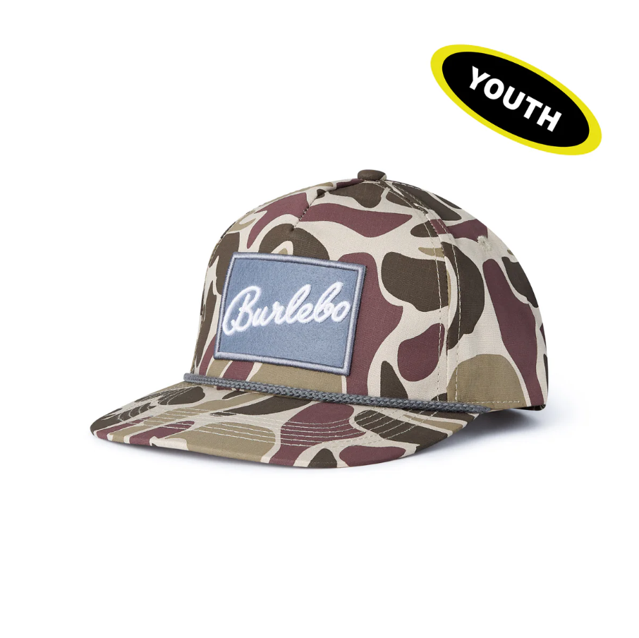 Youth Cap - BURLEBO Grey Patch - Camo - Image 2