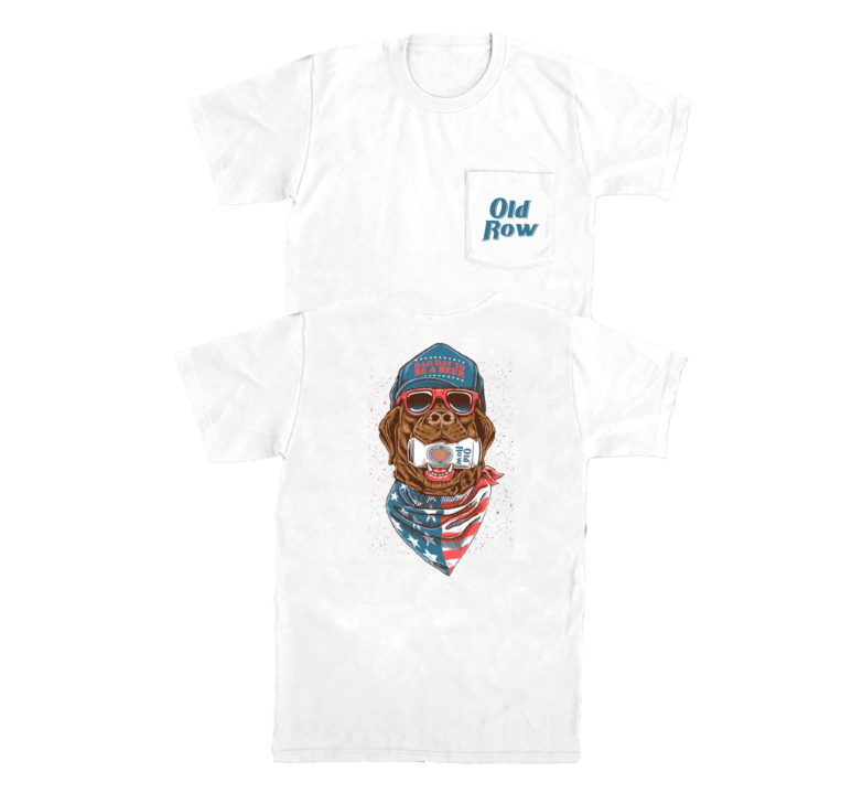 GBC Retro Can Pocket Tee - White