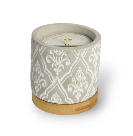 3 oz Damask Stone Candle - Evangeline