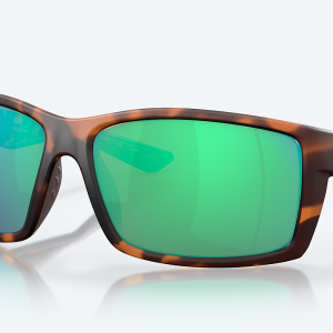 Reefton Matte Retro Tortoise Green Mirror 580G