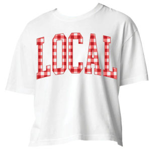 LG Classic Gingham Tee - White