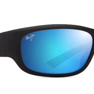 Ma Ukele Matte Black & Blue with Blue Hawaii Lense