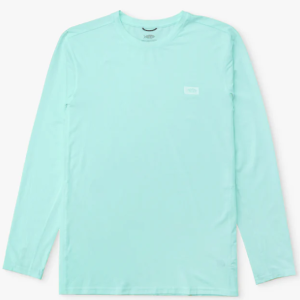 Air-O Mesh LS Sun Protection Shirt - Shoreline Blue Heather