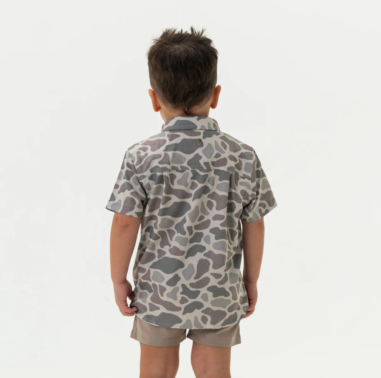 Youth Performance Button Up - Classic Deer Camo - Image 2