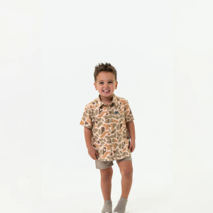 Youth Performance Button Up - Venado Camo