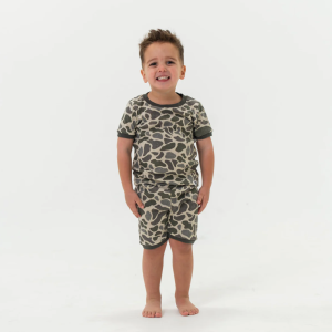 Youth Sleep Short Set- Classic Deer Camo