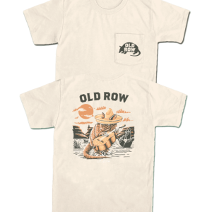 The Armadillo Guitar Pocket Tee - Ivory