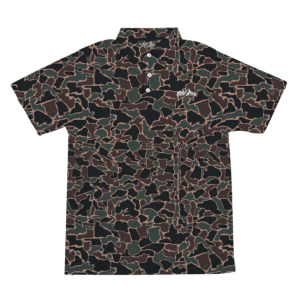 80's Camo Polo - Brown