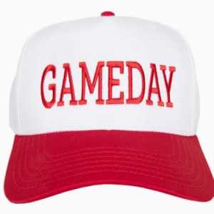 Gameday Trucker Hat - Red & White