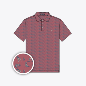 Mans Best Friend Polo - Pointer - Rhubarb