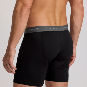 Men's Bamboo Motion Boxer Brief - Black