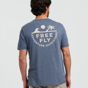 Rising Tide Tee - Heather Storm Cloud