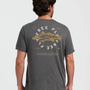 Redfish Camo Pocket Tee - Heather Black Sand