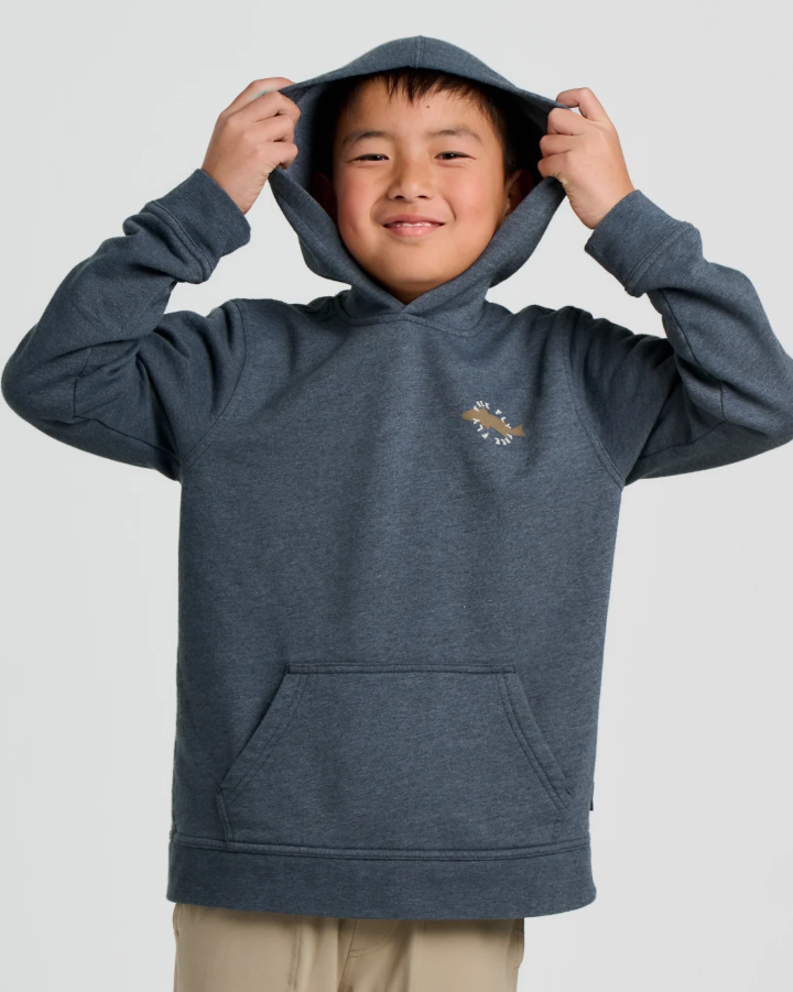 Youth Camo Redfish Fleece Hoodie - Image 2