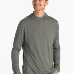 Men's Bamboo Lightweight Hoodie - Fatigue