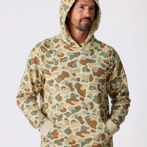 Men's Bamboo Lightweight Fleece Hoodie - Vintage Camo