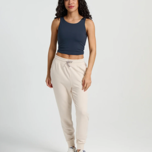 Women's Bamboo Lightweight Fleece Jogger - Stone