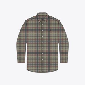 Barnstable Lines Performance Dress Shirt - Sage & Navy