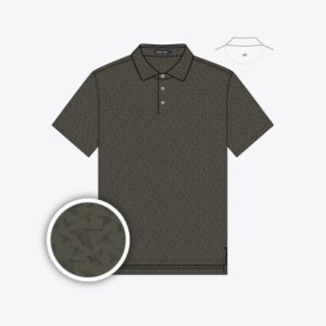 Flyline Performance Polo - In Flight - Dark Olive