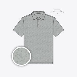 Flyline Performance Polo - In Flight - Light Grey
