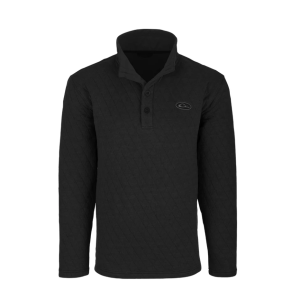 Delta Quilted Sweatshirt - Caviar Black Heather
