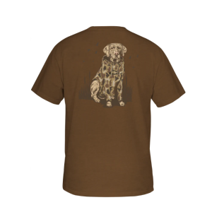 Youth Old School Lab T-Shirt - Golden Pecan Dark Heather