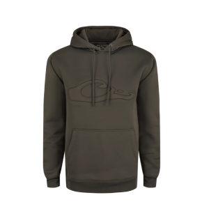 MST Back Eddy Embossed Hoodie - Mud Brown