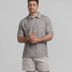 Hunters Hideaway Printed Polo - Ridgeline