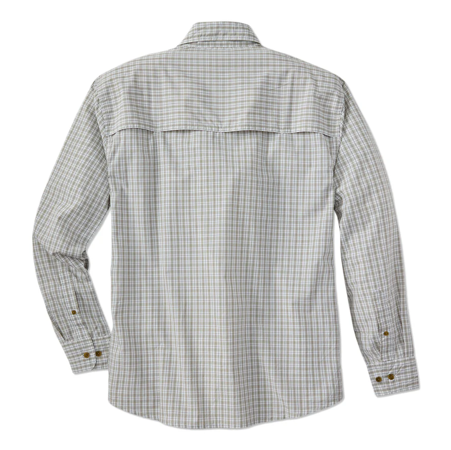 TSG Airetex™ Brooks Long Sleeve Shirt - Field Plaid Wheat - Image 4