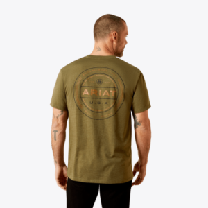 Ariat Ropers Seal T-Shirt - Military Heather