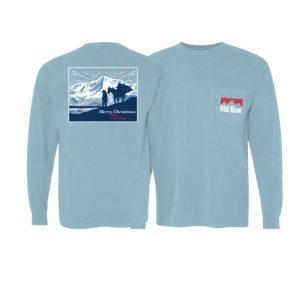 The Christmas Cowboy Long Sleeve Pocket Tee