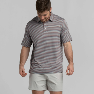 Crestline Stripe Polo - Lakeshore