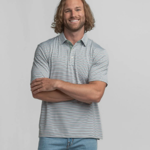 Sawgrass Stripe Polo - Alpine