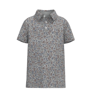 Youth Hunters Hideaway Printed Polo - Ridgeline