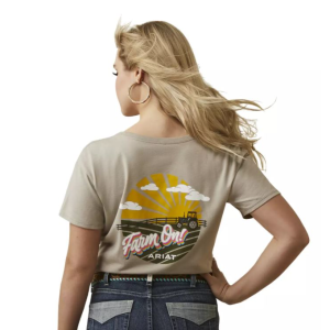 Ladies Ariat Farm On Graphic Tee