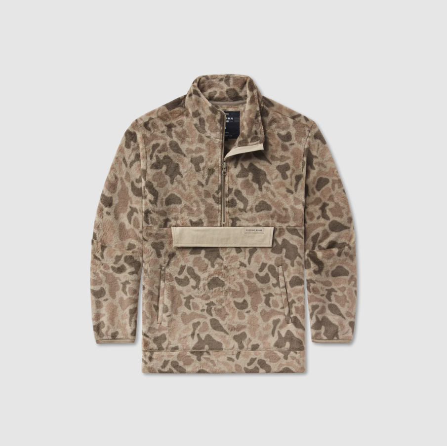 Wadsworth Fleece - Retro Camo - Khaki