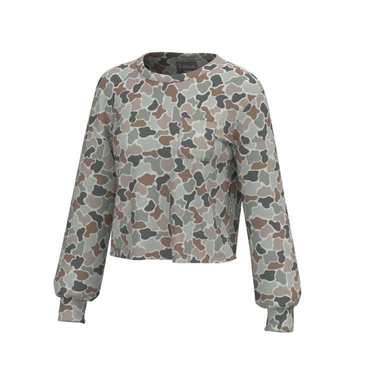 LG Revive Crewneck - Forest Camo Flora
