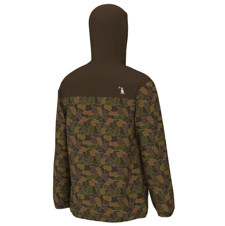 Two Tone Rain Jacket - Brown - Image 2