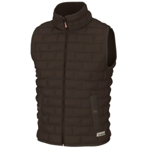 Brick Quilted Vest - Coffee