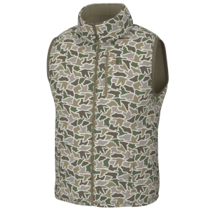 Duck Down Reversible Vest - Duck Camo